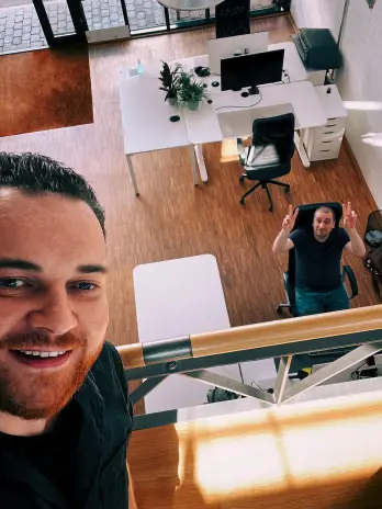 Moderner Arbeitsplatz im Hypercode Office | Hypercode, Digital Product Studio, Köln