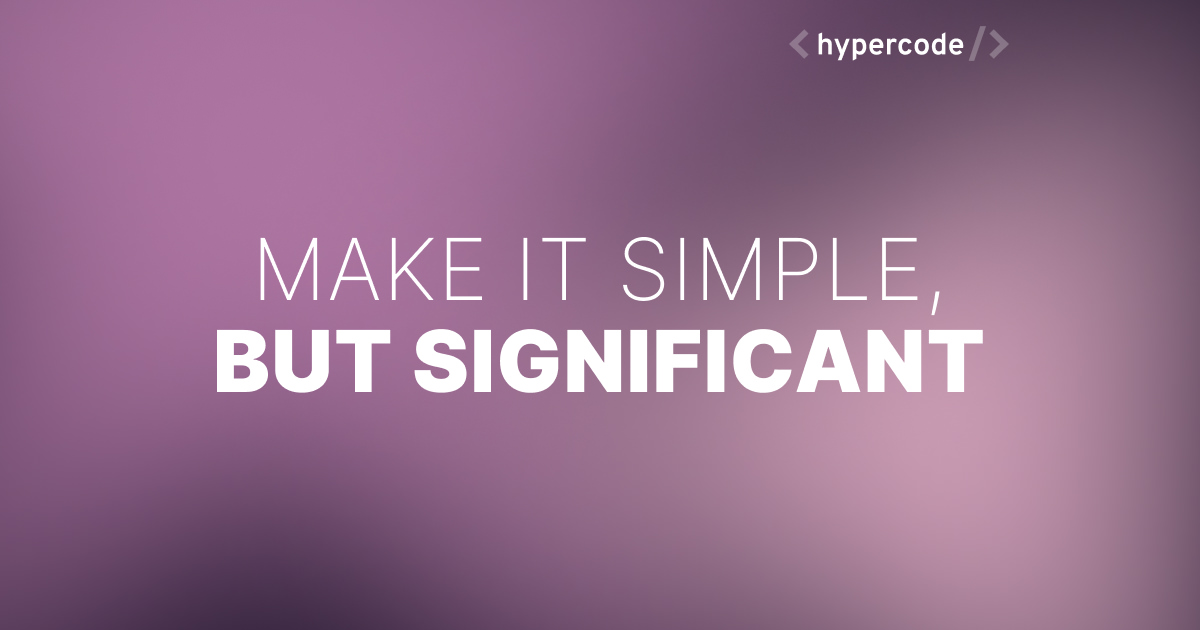 Hypercode | Konzeption & Design