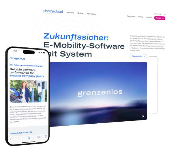 chargecloud Website | Hypercode, Digital Product Studio, Köln